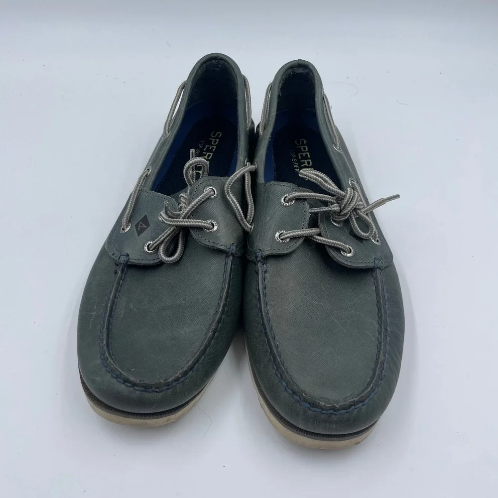 Sperry Top-Sider Men's Leather‎ 2-Eye Boat Shoes - Size 12M